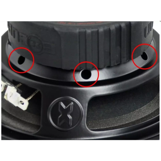 Excursion SHX-522  2-drożne współosiowe głośniki samochodowe o średnicy 130mm, tweetery 19mm - 3ohm, 60/150W, 89dB, 55-20000Hz, głębokość 57mm